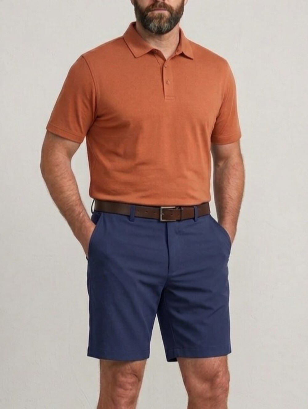 Hart Schaffner Marx Midnight Blue Flat Front Men's Shorts Size 30 NWT